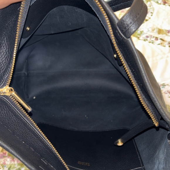 Cuyana soft tall zipped Leather Tote Bag  with Cuyana insert - Picture 10 of 11